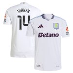 Aston Villa aston villa wsl adidas away authentic shirt 2024-25 with turner 14 printing Kits - Official Football Shirts & Training Gear