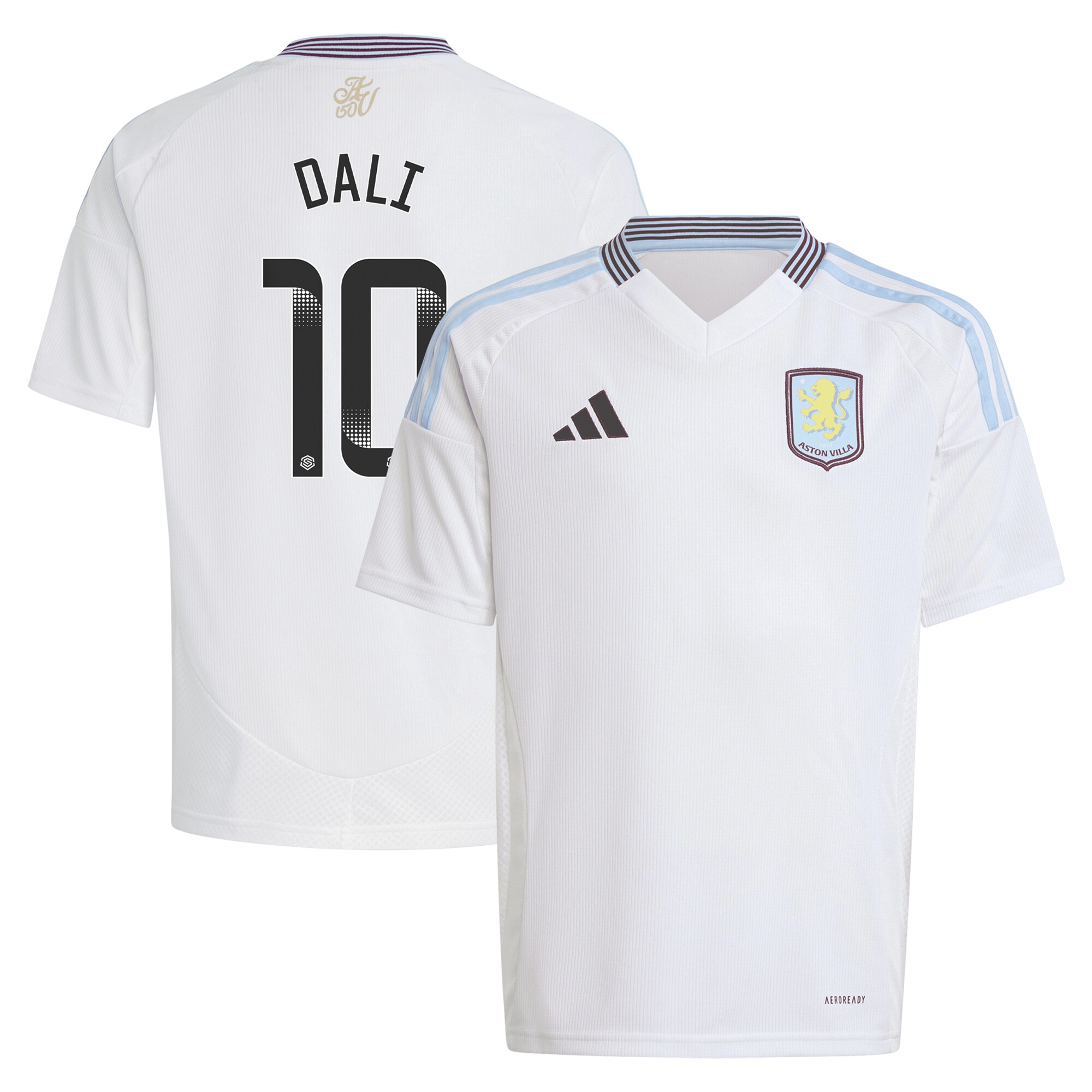 Aston Villa aston villa wsl adidas away shirt 2024-25 – kids with dali 10 printing Kits - Official Football Shirts & Training Gear