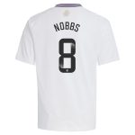 Aston Villa aston villa wsl adidas away shirt 2024-25 – kids with nobbs 8 printing Kits - Official Football Shirts & Training Gear