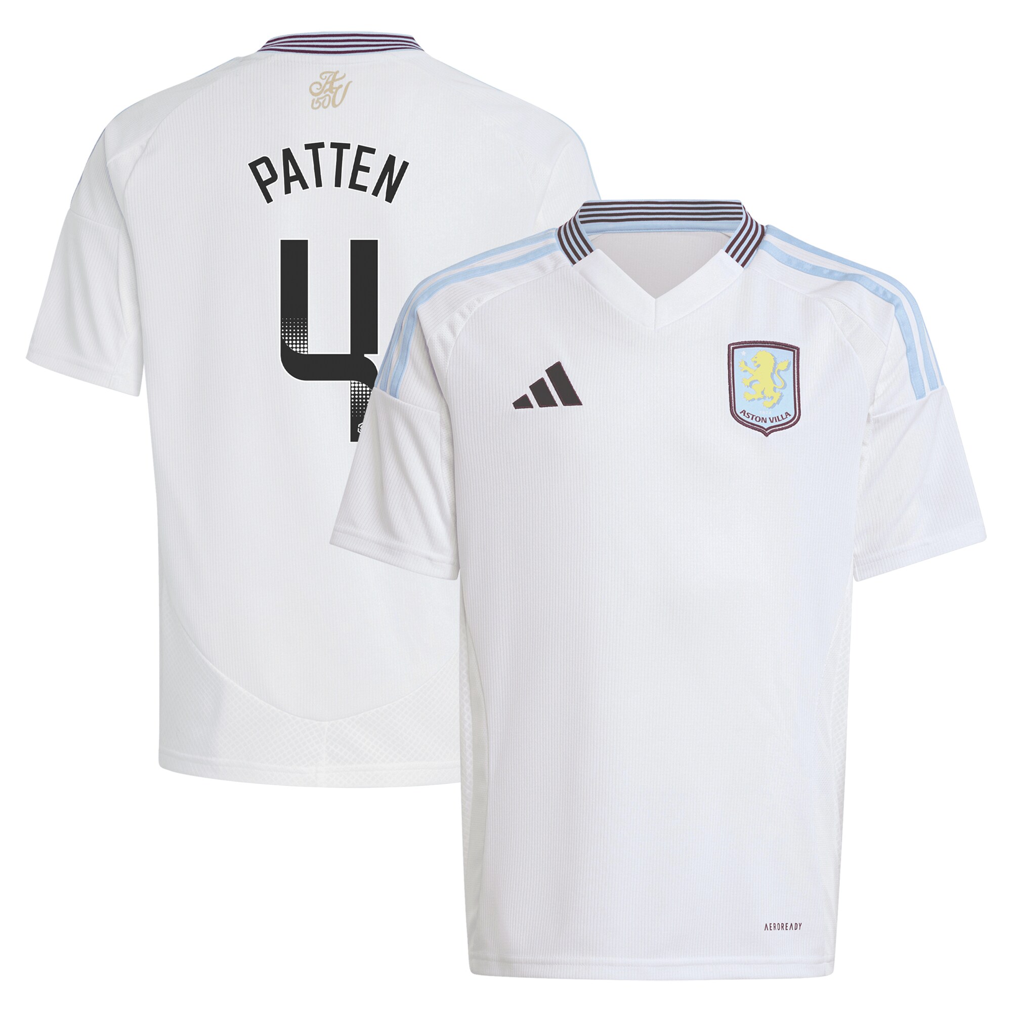 Aston Villa aston villa wsl adidas away shirt 2024-25 – kids with patten 4 printing Kits - Official Football Shirts & Training Gear