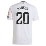 Aston Villa aston villa wsl adidas away shirt 2024-25 with hanson 20 printing Kits - Official Football Shirts & Training Gear
