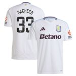 Aston Villa aston villa wsl adidas away shirt 2024-25 with pacheco 33 printing Kits - Official Football Shirts & Training Gear