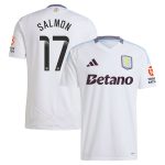 Aston Villa aston villa wsl adidas away shirt 2024-25 with salmon 17 printing Kits - Official Football Shirts & Training Gear