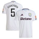 Aston Villa aston villa wsl adidas away shirt 2024-25 with staniforth 5 printing Kits - Official Football Shirts & Training Gear