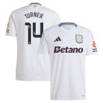Aston Villa aston villa wsl adidas away shirt 2024-25 with turner 14 printing Kits - Official Football Shirts & Training Gear