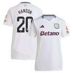 Aston Villa aston villa wsl adidas away shirt 2024-25 – womens with hanson 20 printing Kits - Official Football Shirts & Training Gear