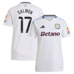 Aston Villa aston villa wsl adidas away shirt 2024-25 – womens with salmon 17 printing Kits - Official Football Shirts & Training Gear