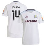 Aston Villa aston villa wsl adidas away shirt 2024-25 – womens with turner 14 printing Kits - Official Football Shirts & Training Gear