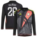 Aston Villa aston villa wsl adidas goalkeeper shirt 2024-25 – long sleeve – kids with talbert 26 printing Kits - Official Football Shirts & Training Gear