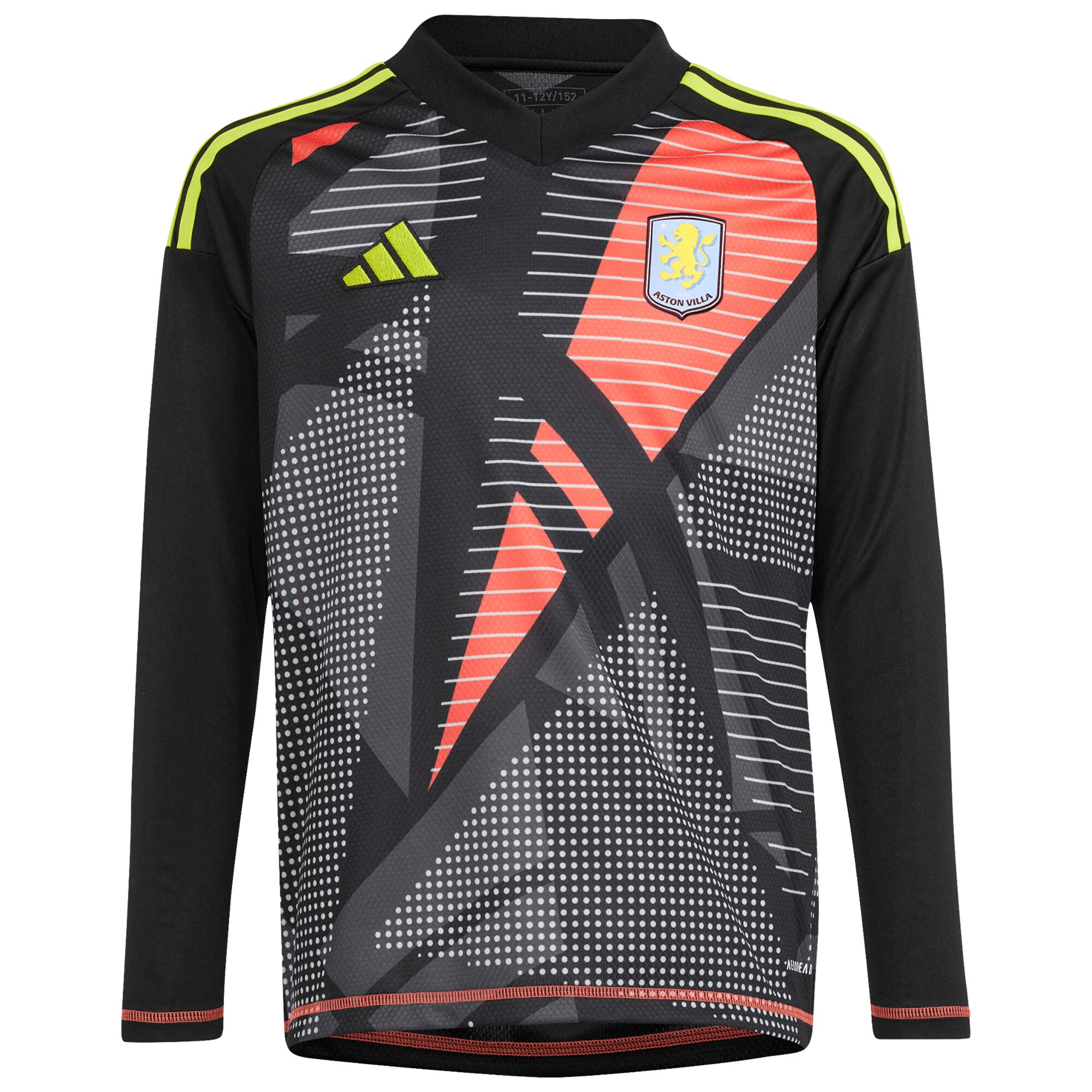 Aston Villa aston villa wsl adidas goalkeeper shirt 2024-25 – long sleeve – kids with talbert 26 printing Kits - Official Football Shirts & Training Gear