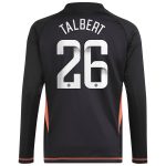 Aston Villa aston villa wsl adidas goalkeeper shirt 2024-25 – long sleeve – kids with talbert 26 printing Kits - Official Football Shirts & Training Gear