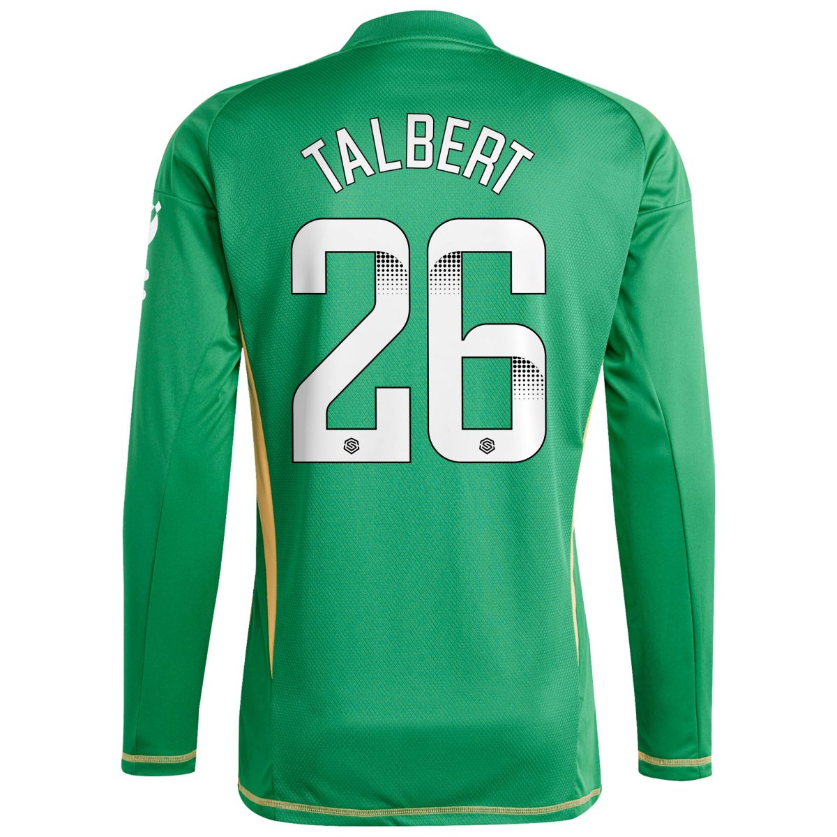 Aston Villa aston villa wsl adidas goalkeeper shirt 2024-25 – long sleeve with talbert 26 printing 202849399 Kits - Official Football Shirts & Training Gear