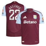 Aston Villa aston villa wsl adidas home authentic shirt 2024-25 with baijings 22 printing Kits - Official Football Shirts & Training Gear