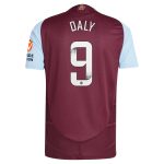 Aston Villa aston villa wsl adidas home authentic shirt 2024-25 with daly 9 printing Kits - Official Football Shirts & Training Gear