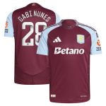Aston Villa aston villa wsl adidas home authentic shirt 2024-25 with gabi nunes 28 printing Kits - Official Football Shirts & Training Gear