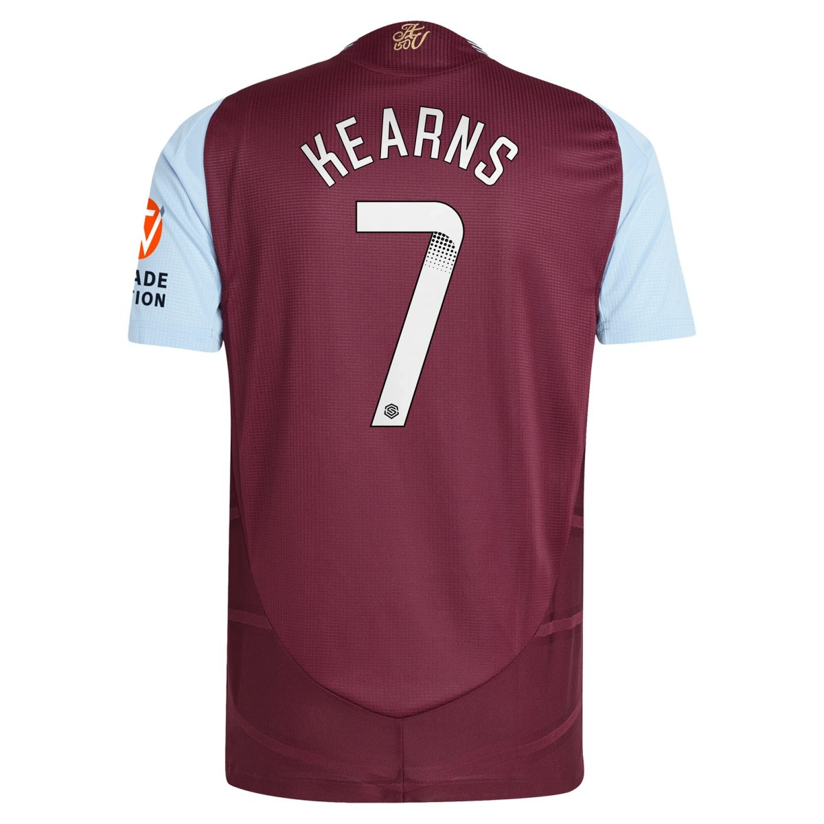 Aston Villa aston villa wsl adidas home authentic shirt 2024-25 with kearns 7 printing Kits - Official Football Shirts & Training Gear