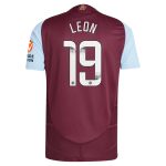 Aston Villa aston villa wsl adidas home authentic shirt 2024-25 with leon 19 printing Kits - Official Football Shirts & Training Gear