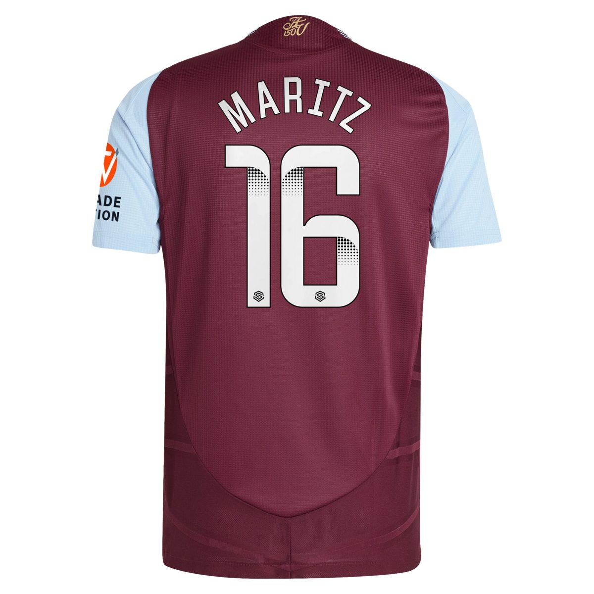 Aston Villa aston villa wsl adidas home authentic shirt 2024-25 with maritz 26 printing Kits - Official Football Shirts & Training Gear