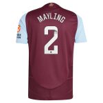 Aston Villa aston villa wsl adidas home authentic shirt 2024-25 with mayling 2 printing Kits - Official Football Shirts & Training Gear