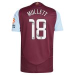 Aston Villa aston villa wsl adidas home authentic shirt 2024-25 with mullett 18 printing Kits - Official Football Shirts & Training Gear