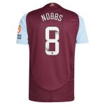 Aston Villa aston villa wsl adidas home authentic shirt 2024-25 with nobbs 8 printing Kits - Official Football Shirts & Training Gear