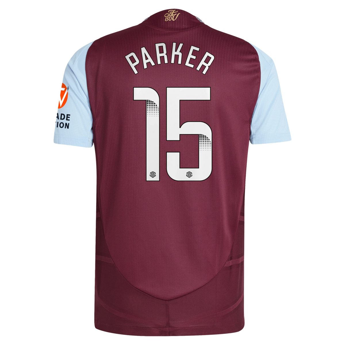 Aston Villa aston villa wsl adidas home authentic shirt 2024-25 with parker 15 printing Kits - Official Football Shirts & Training Gear