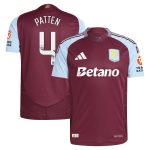Aston Villa aston villa wsl adidas home authentic shirt 2024-25 with patten 4 printing Kits - Official Football Shirts & Training Gear