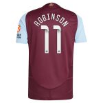 Aston Villa aston villa wsl adidas home authentic shirt 2024-25 with robinson 11 printing Kits - Official Football Shirts & Training Gear