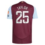 Aston Villa aston villa wsl adidas home authentic shirt 2024-25 with taylor 25 printing Kits - Official Football Shirts & Training Gear