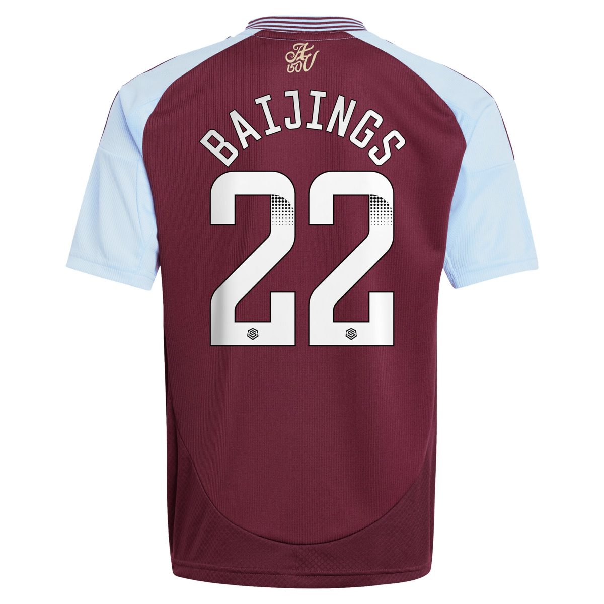 Aston Villa aston villa wsl adidas home shirt 2024-25 – kids with baijings 22 printing Kits - Official Football Shirts & Training Gear