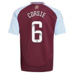 Aston Villa aston villa wsl adidas home shirt 2024-25 – kids with corsie 6 printing Kits - Official Football Shirts & Training Gear