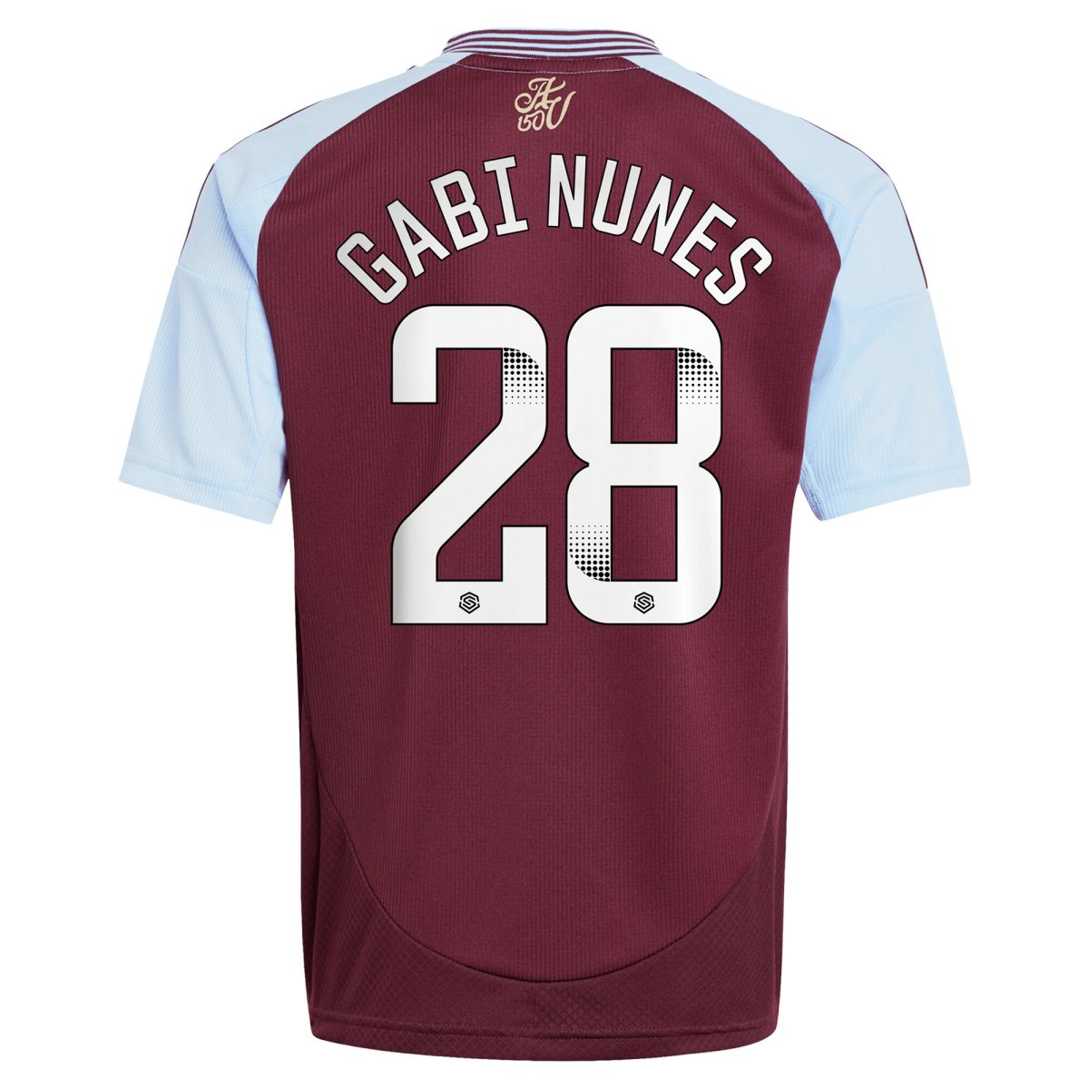 Aston Villa aston villa wsl adidas home shirt 2024-25 – kids with gabi nunes 28 printing Kits - Official Football Shirts & Training Gear