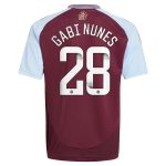 Aston Villa aston villa wsl adidas home shirt 2024-25 – kids with gabi nunes 28 printing Kits - Official Football Shirts & Training Gear