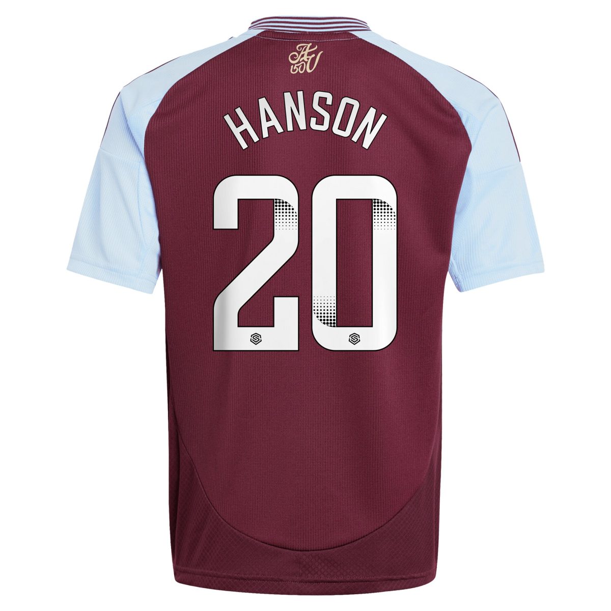 Aston Villa aston villa wsl adidas home shirt 2024-25 – kids with hanson 20 printing Kits - Official Football Shirts & Training Gear