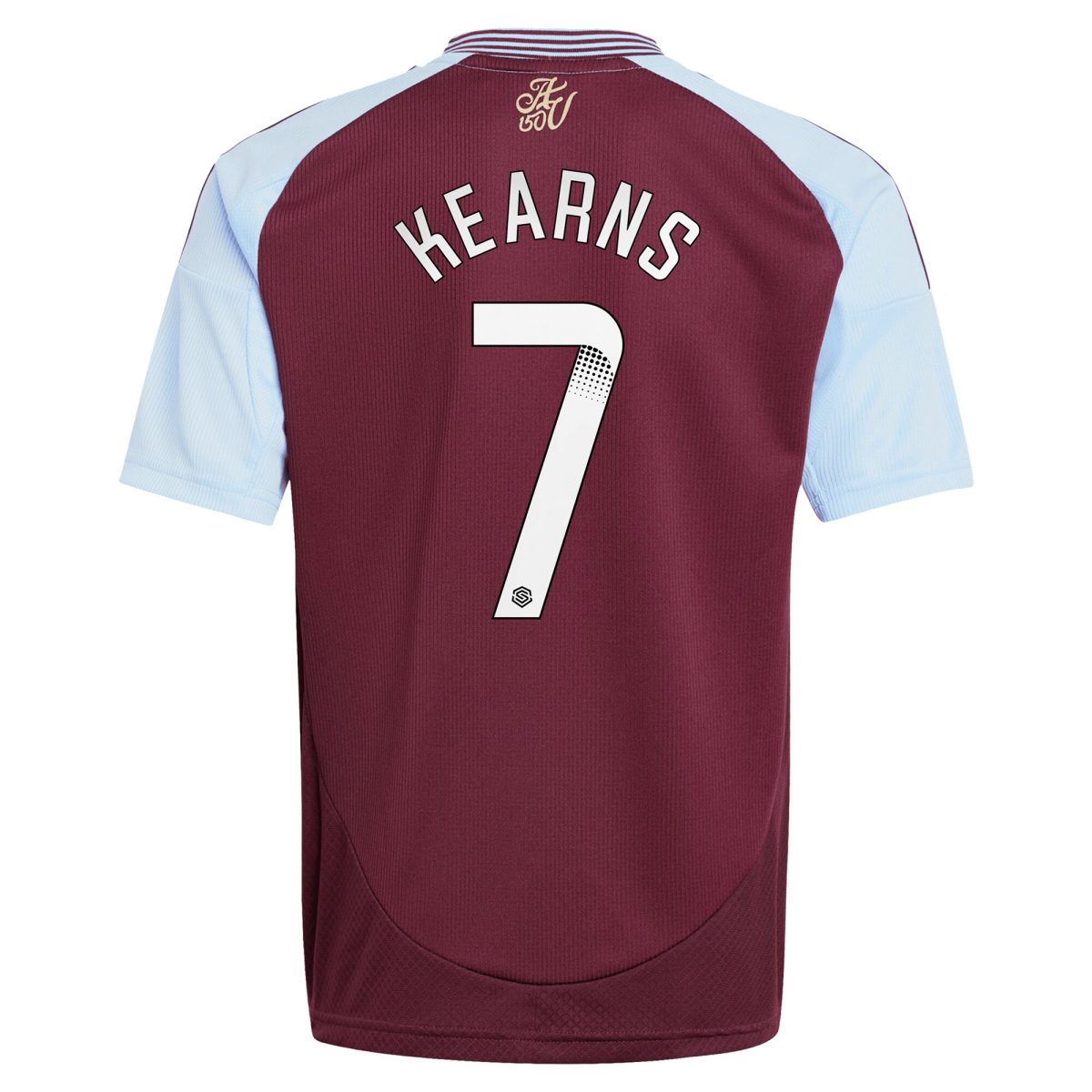 Aston Villa aston villa wsl adidas home shirt 2024-25 – kids with kearns 7 printing Kits - Official Football Shirts & Training Gear