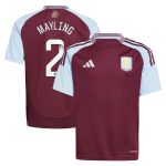 Aston Villa aston villa wsl adidas home shirt 2024-25 – kids with mayling 2 printing Kits - Official Football Shirts & Training Gear