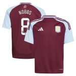 Aston Villa aston villa wsl adidas home shirt 2024-25 – kids with nobbs 8 printing Kits - Official Football Shirts & Training Gear