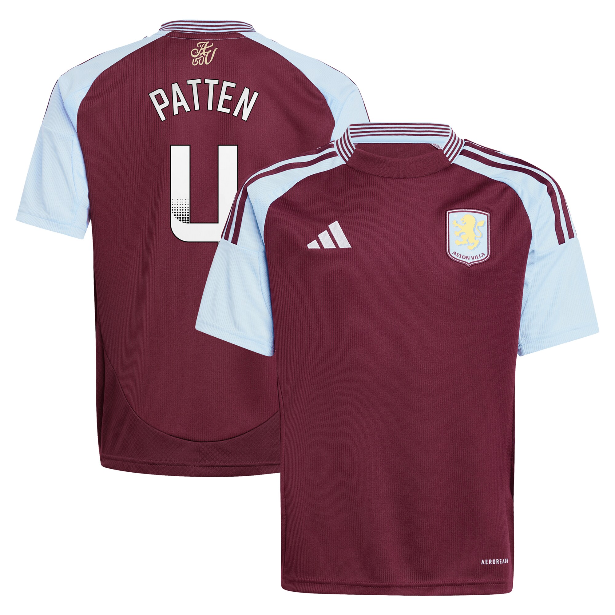 Aston Villa aston villa wsl adidas home shirt 2024-25 – kids with patten 4 printing Kits - Official Football Shirts & Training Gear