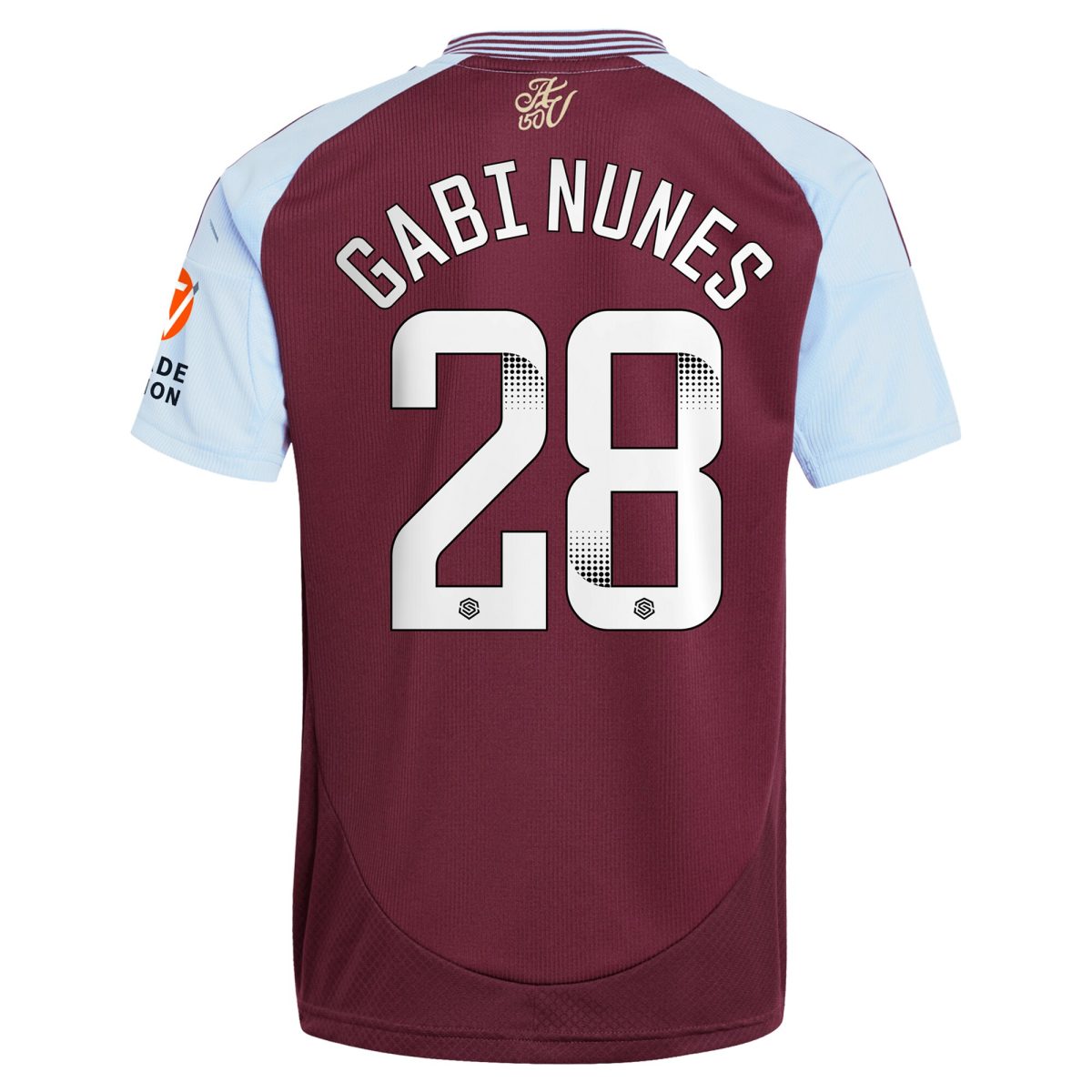 Aston Villa aston villa wsl adidas home shirt 2024-25 with gabi nunes 28 printing Kits - Official Football Shirts & Training Gear