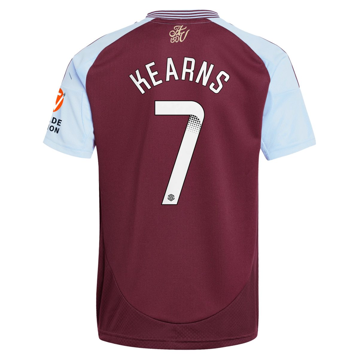 Aston Villa aston villa wsl adidas home shirt 2024-25 with kearns 7 printing Kits - Official Football Shirts & Training Gear