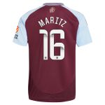 Aston Villa aston villa wsl adidas home shirt 2024-25 with maritz 26 printing Kits - Official Football Shirts & Training Gear