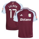 Aston Villa aston villa wsl adidas home shirt 2024-25 with salmon 17 printing Kits - Official Football Shirts & Training Gear