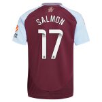 Aston Villa aston villa wsl adidas home shirt 2024-25 with salmon 17 printing Kits - Official Football Shirts & Training Gear