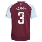 Aston Villa aston villa wsl adidas home shirt 2024-25 with tomás 3 printing Kits - Official Football Shirts & Training Gear