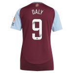 Aston Villa aston villa wsl adidas home shirt 2024-25 – womens with daly 9 printing Kits - Official Football Shirts & Training Gear