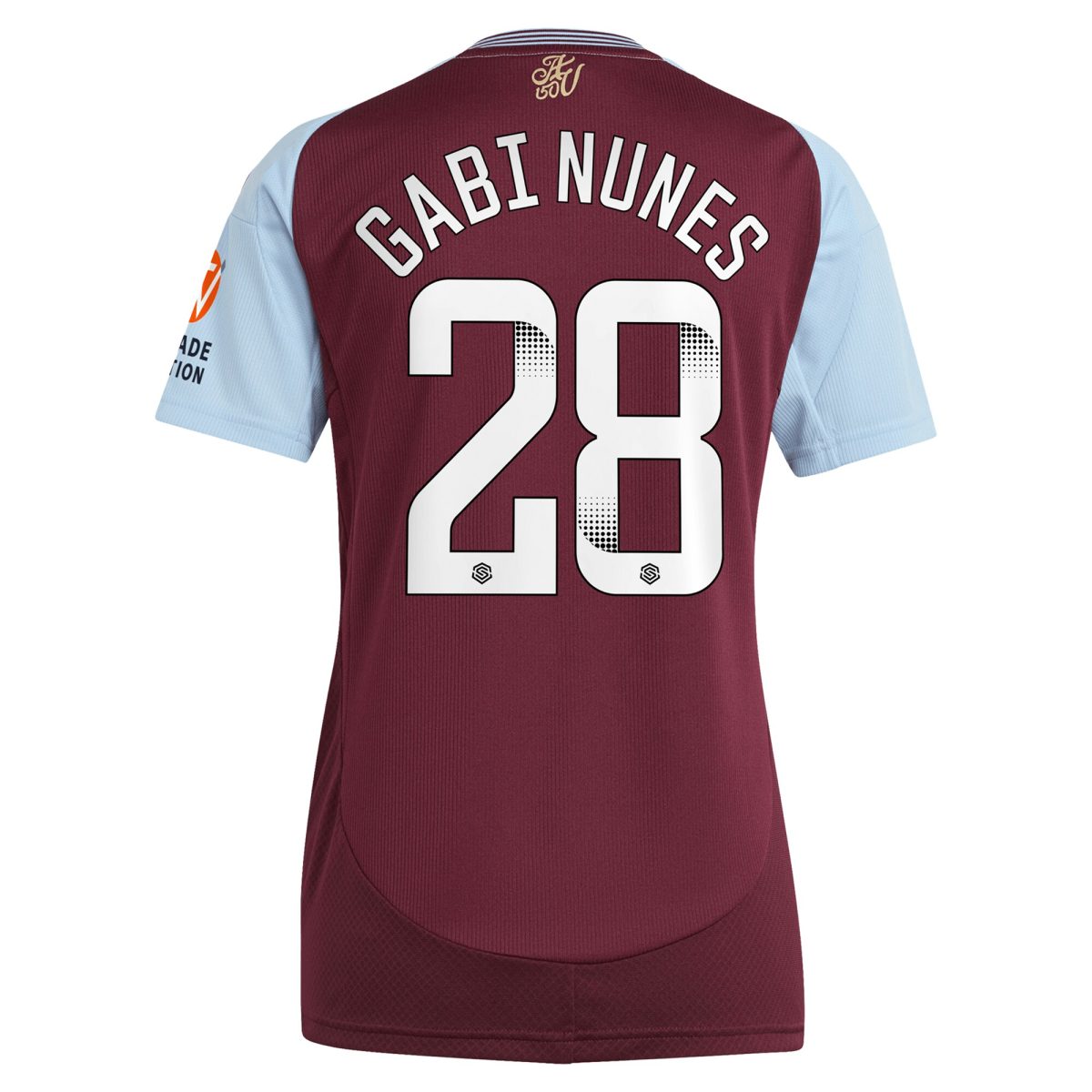Aston Villa aston villa wsl adidas home shirt 2024-25 – womens with gabi nunes 28 printing Kits - Official Football Shirts & Training Gear
