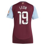 Aston Villa aston villa wsl adidas home shirt 2024-25 – womens with leon 19 printing Kits - Official Football Shirts & Training Gear