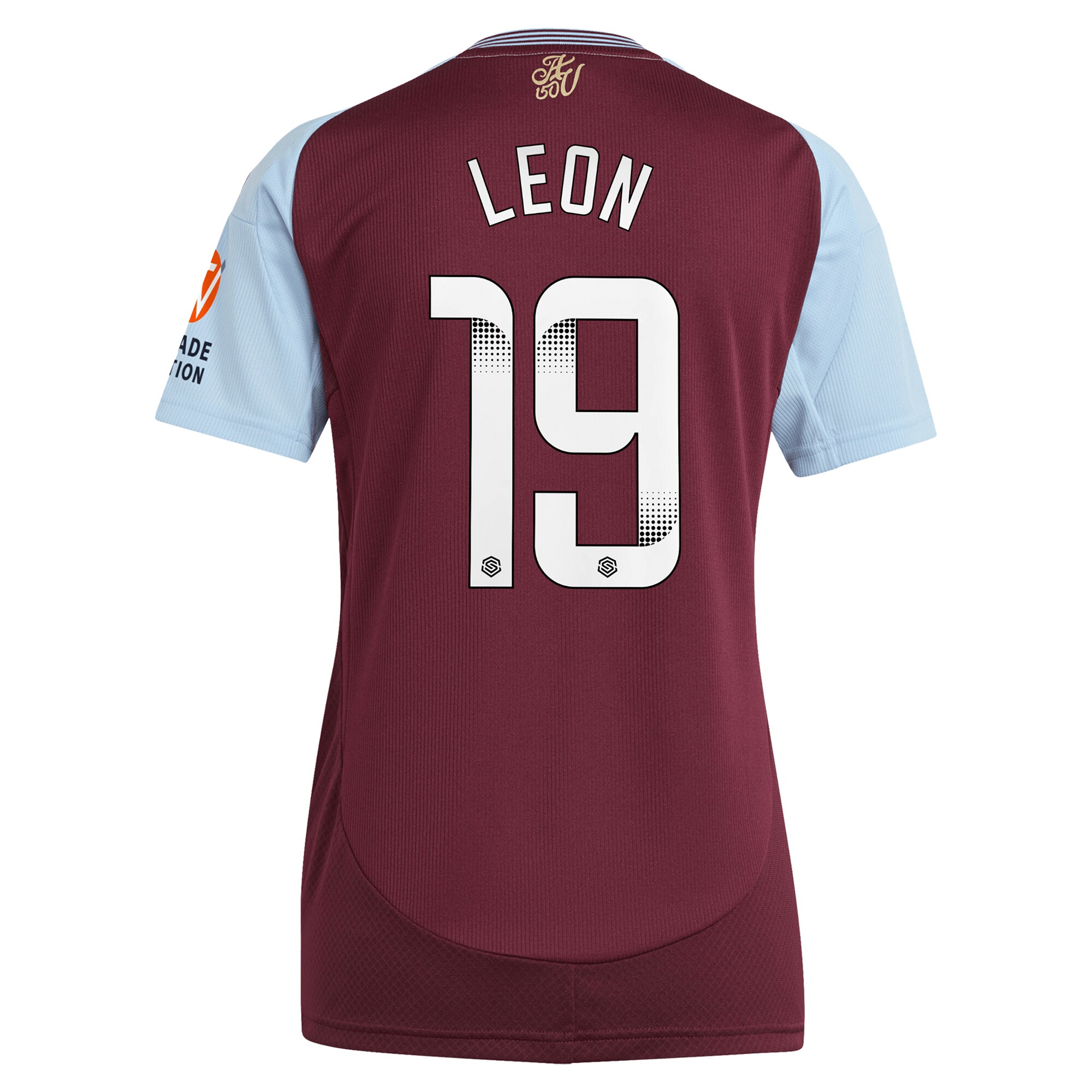 Aston Villa aston villa wsl adidas home shirt 2024-25 – womens with leon 19 printing Kits - Official Football Shirts & Training Gear