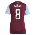 Aston Villa aston villa wsl adidas home shirt 2024-25 – womens with nobbs 8 printing Kits - Official Football Shirts & Training Gear