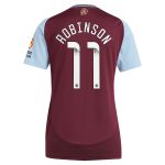 Aston Villa aston villa wsl adidas home shirt 2024-25 – womens with robinson 11 printing Kits - Official Football Shirts & Training Gear